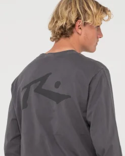Sale Comp Wash Long Sleeve Tee Mens Tees