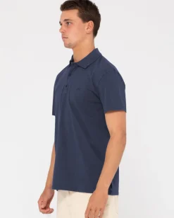 New Comp Wash Short Sleeve Polo Mens Shirts