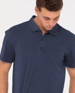 Discount Comp Wash Short Sleeve Polo Mens Tees