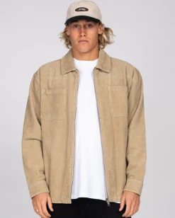 New Coup Cord Long Sleeve Overshirt Mens Jackets