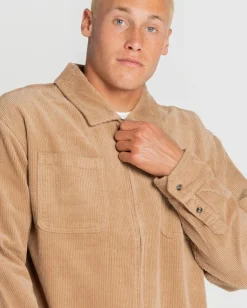 Cheap Coup Cord Long Sleeve Overshirt Mens Jackets
