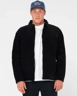 Store Coup Cord Zip Up Jacket Mens Jackets