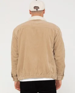 Shop Coup Cord Zip Up Jacket Mens Jackets
