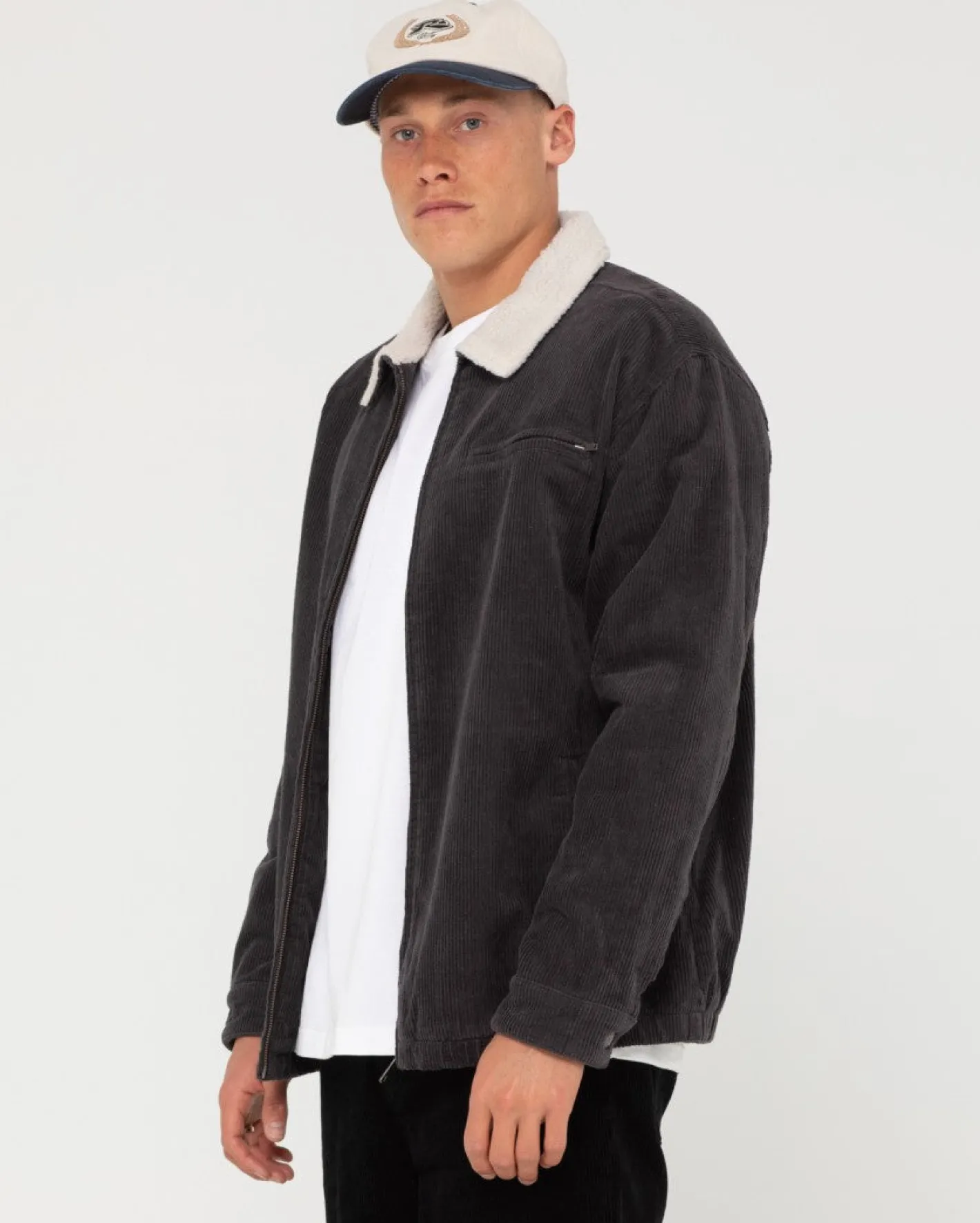 Best Sale Coup Cord Zip Up Jacket Mens Jackets