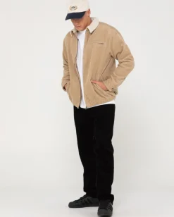 Shop Coup Cord Zip Up Jacket Mens Jackets