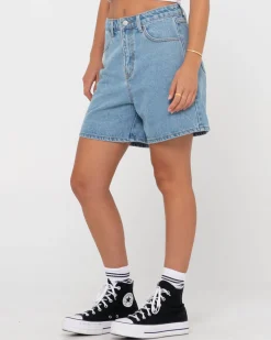 Sale Cyprus High Waisted Denim Short Womens Jorts