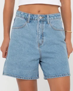 Sale Cyprus High Waisted Denim Short Womens Jorts