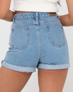 Sale Cyprus High Waisted Denim Short Womens Jorts