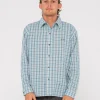 Discount Datsun Relaxed Check Long Sleeve Shirt Mens Shirts