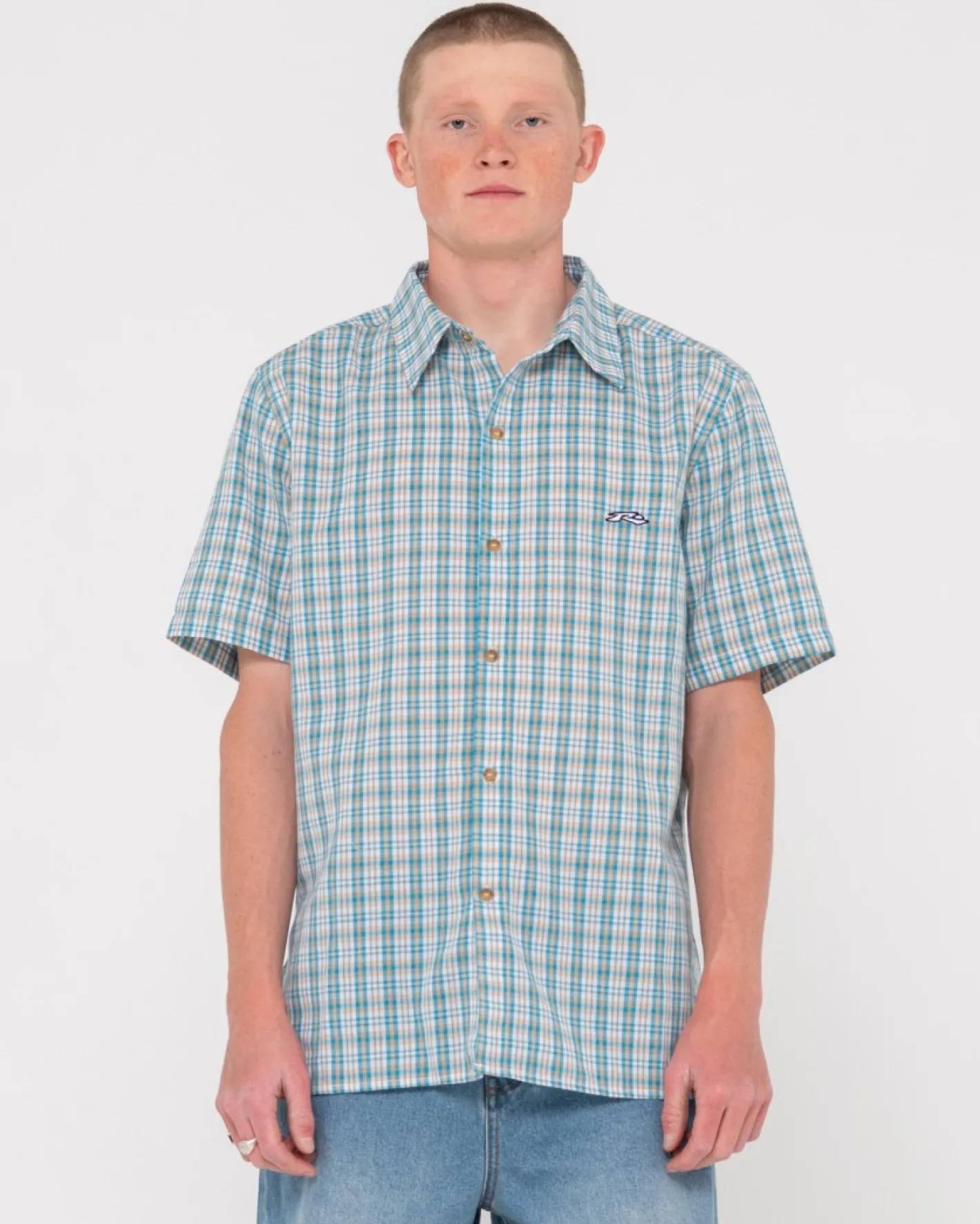 Cheap Datsun Relaxed Fit Check Shirt Mens Shirts