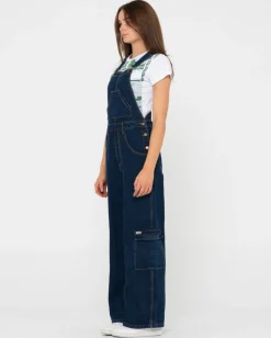 Sale Dax Denim Cargo Overalls Womens Denim