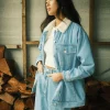 Fashion Denim Trucker Jacket Womens Jackets
