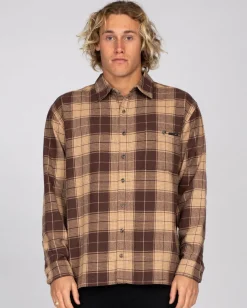 Hot Dry Eyes Long Sleeve Flannel Shirt Mens Shirts