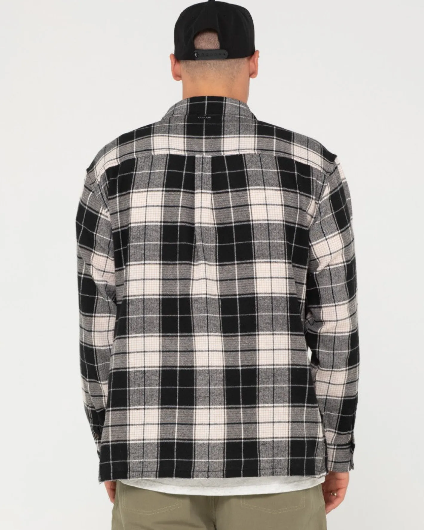 Clearance Dry Eyes Long Sleeve Flannel Shirt Mens Shirts