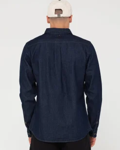 Cheap Dryver Denim Long Sleeve Shirt Mens Shirts
