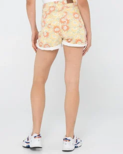 Store Duke High Waisted Denim Short Womens Shorts