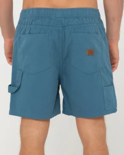 Cheap Dungaree Elastic Short Mens Shorts