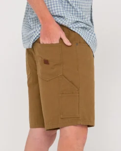 Cheap Dungaree Elastic Short Mens Shorts