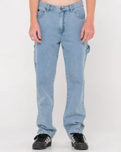 Store Dungaree Straight Fit Denim Pant Mens Pants
