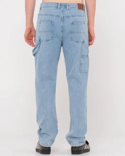 New Dungaree Straight Fit Denim Pant Mens Denim