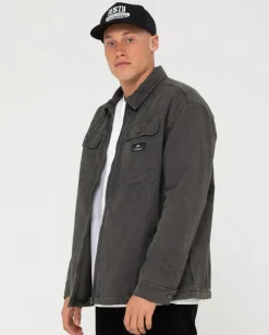 New Dungaree Zip Up Jacket Mens Jackets