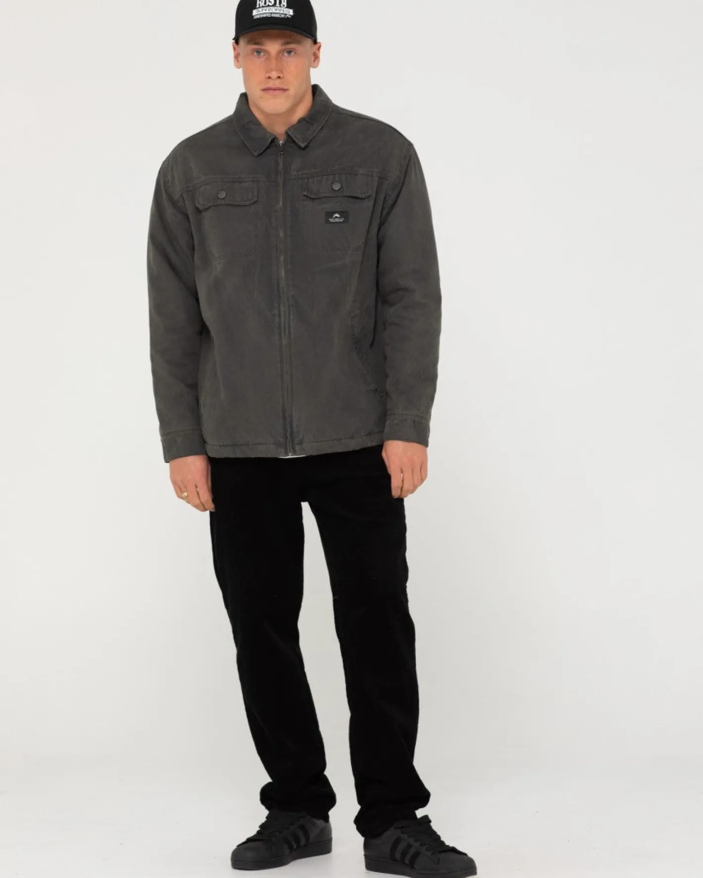 New Dungaree Zip Up Jacket Mens Jackets