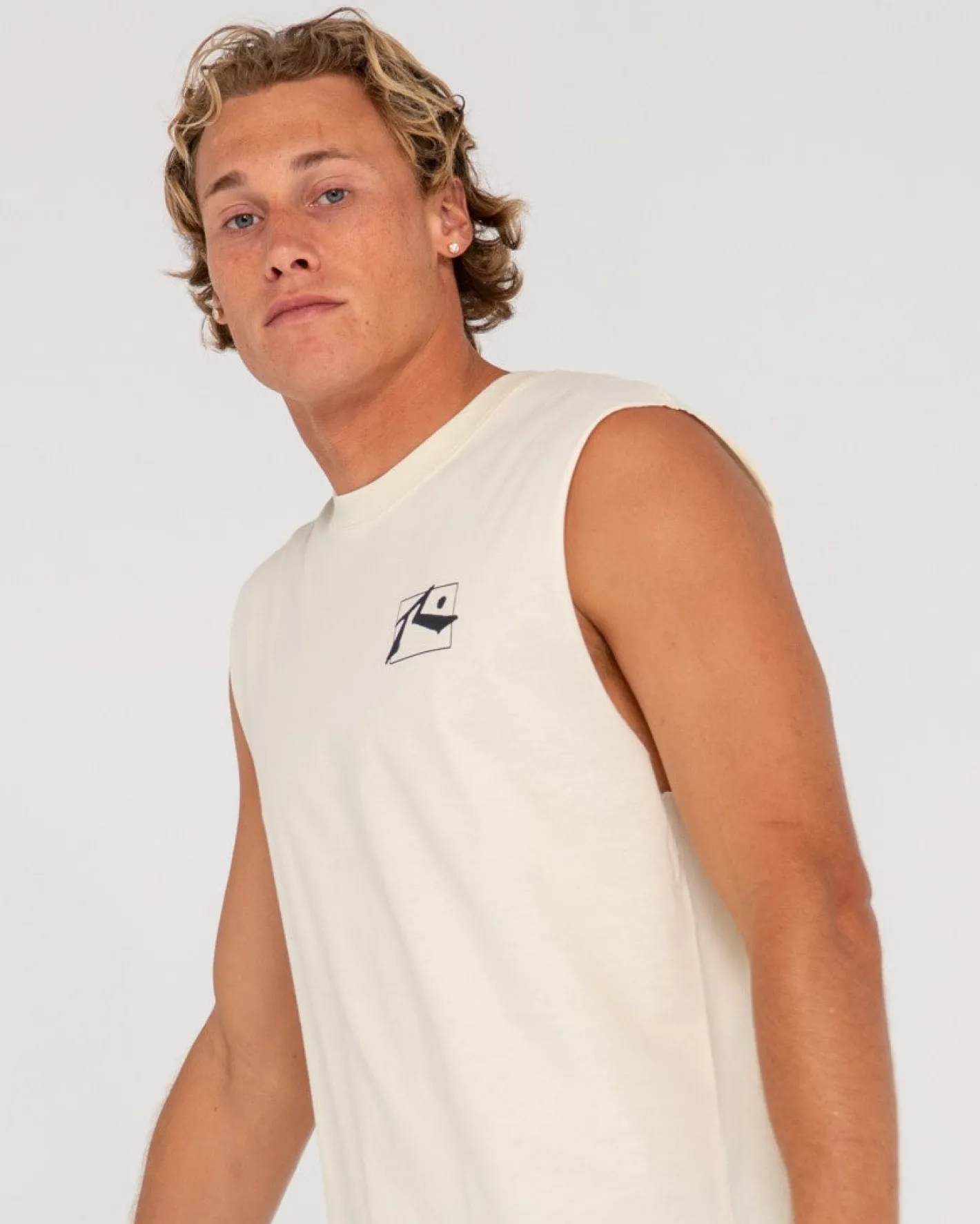 Clearance Dye Bath Graphic Muscle Mens Tanks & Muscles