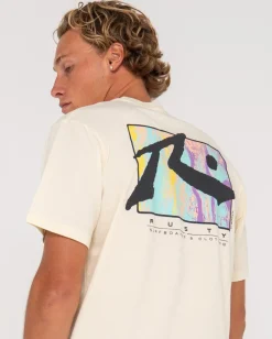 Store Dye Bath Short Sleeve Graphic Tee Mens Tees