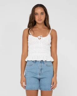 Best Effie Cut Out Cami Crop Top Womens Fashion Tops