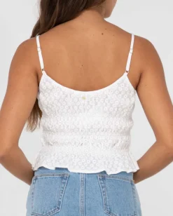 Best Effie Cut Out Cami Crop Top Womens Fashion Tops