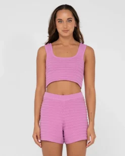 Cheap Elba Knit Crop Top Womens Fashion Tops