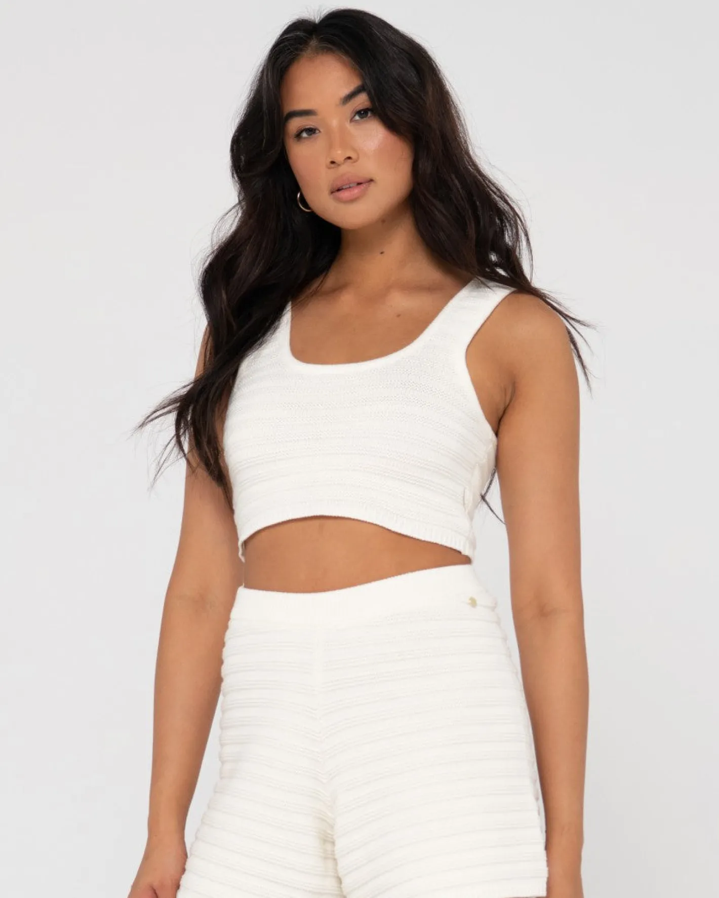 Clearance Elba Knit Crop Top Womens Fashion Tops