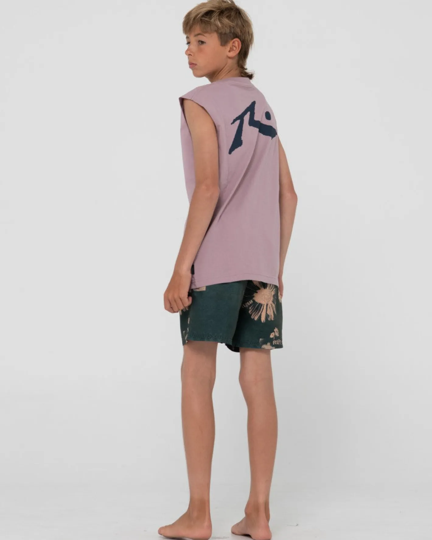 Flash Sale Electric Sax Printed Elastic Boardshort Boys Kids Bottoms