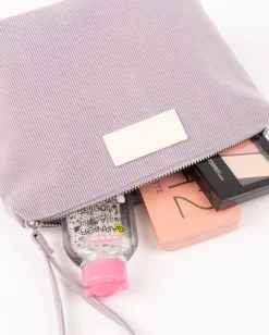 Fashion Essentials Textured Cosmetic Pouch Womens Bags & Handbags