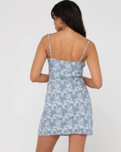 Shop Estelle Floral Mini Slip Dress Womens Mini Dresses