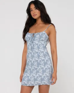Shop Estelle Floral Mini Slip Dress Womens Mini Dresses