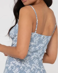 Shop Estelle Floral Mini Slip Dress Womens Mini Dresses