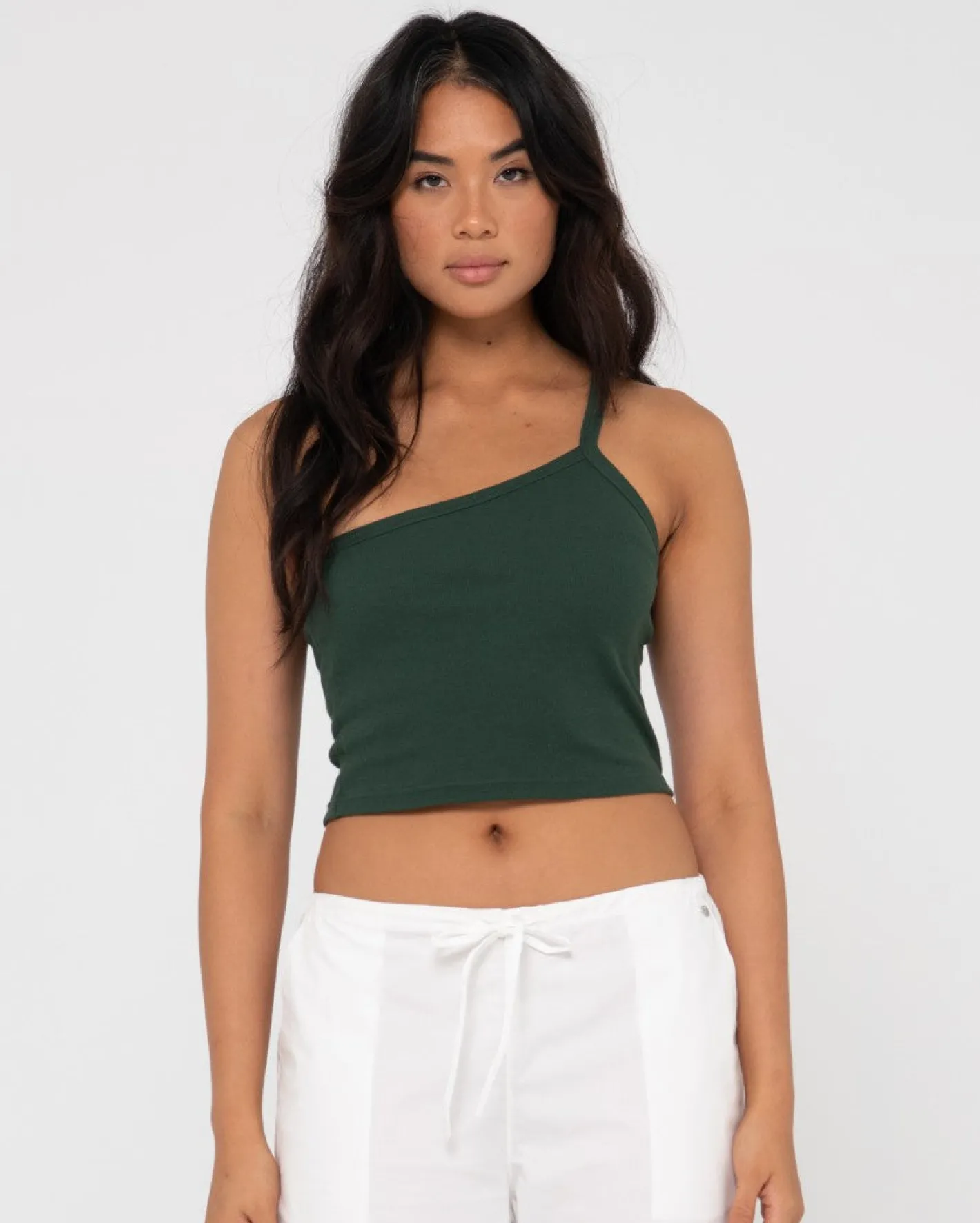 Sale Everywhere One Shoulder Tank Womens Fashion Tops
