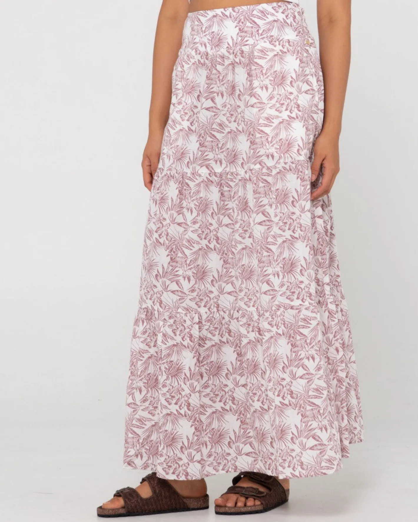 New Faye High Waisted Floral Maxi Skirt Womens Skirts