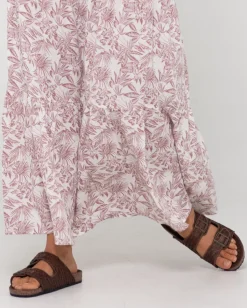 New Faye High Waisted Floral Maxi Skirt Womens Skirts