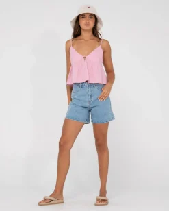 Flash Sale Felicity V Neck Cami Crop Top Womens Fashion Tops