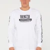 Shop Flaming Anarchy Long Sleeve Tee Boys Kids Tops
