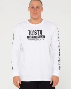 Shop Flaming Anarchy Long Sleeve Tee Boys Kids Tops