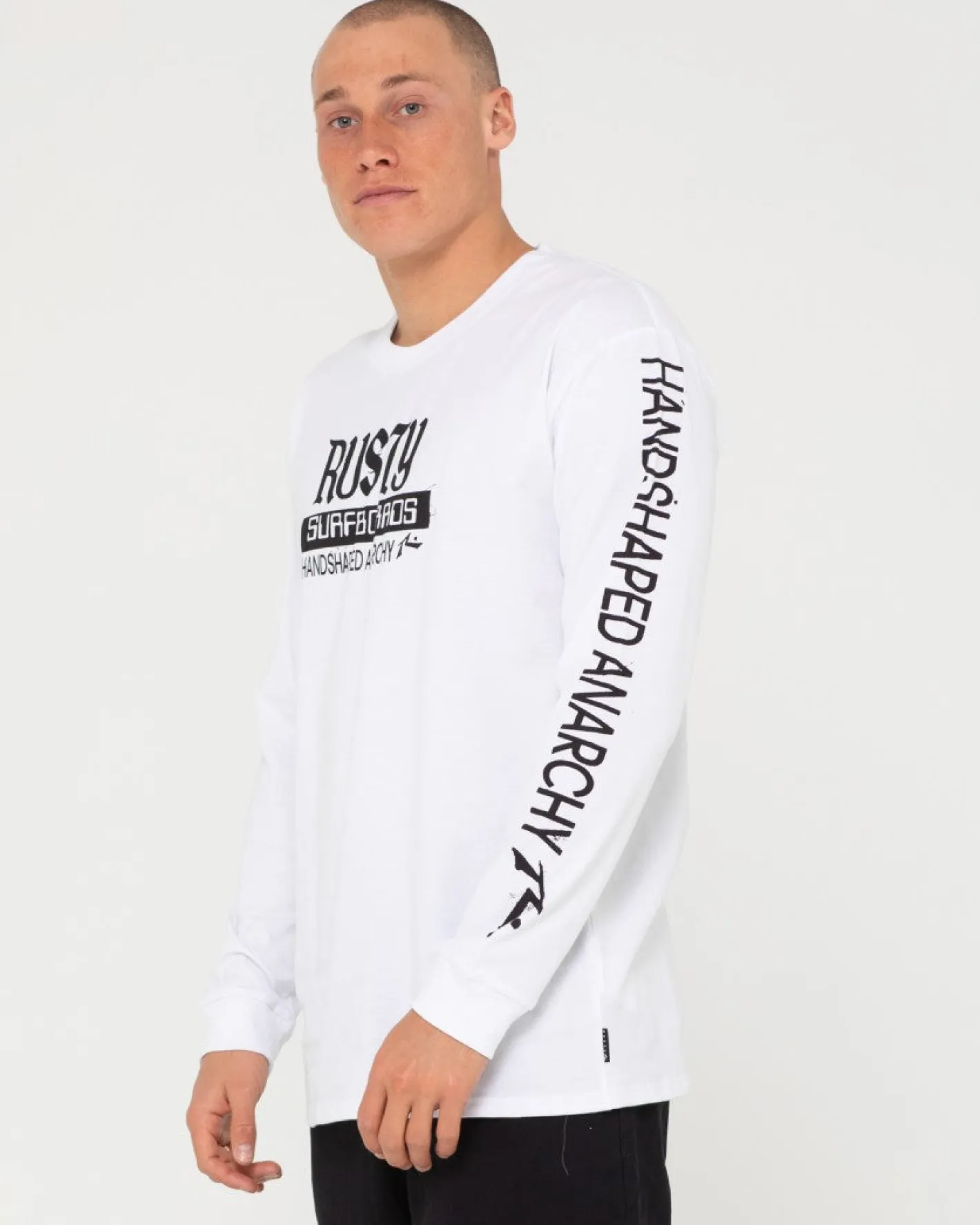 Shop Flaming Anarchy Long Sleeve Tee Boys Kids Tops