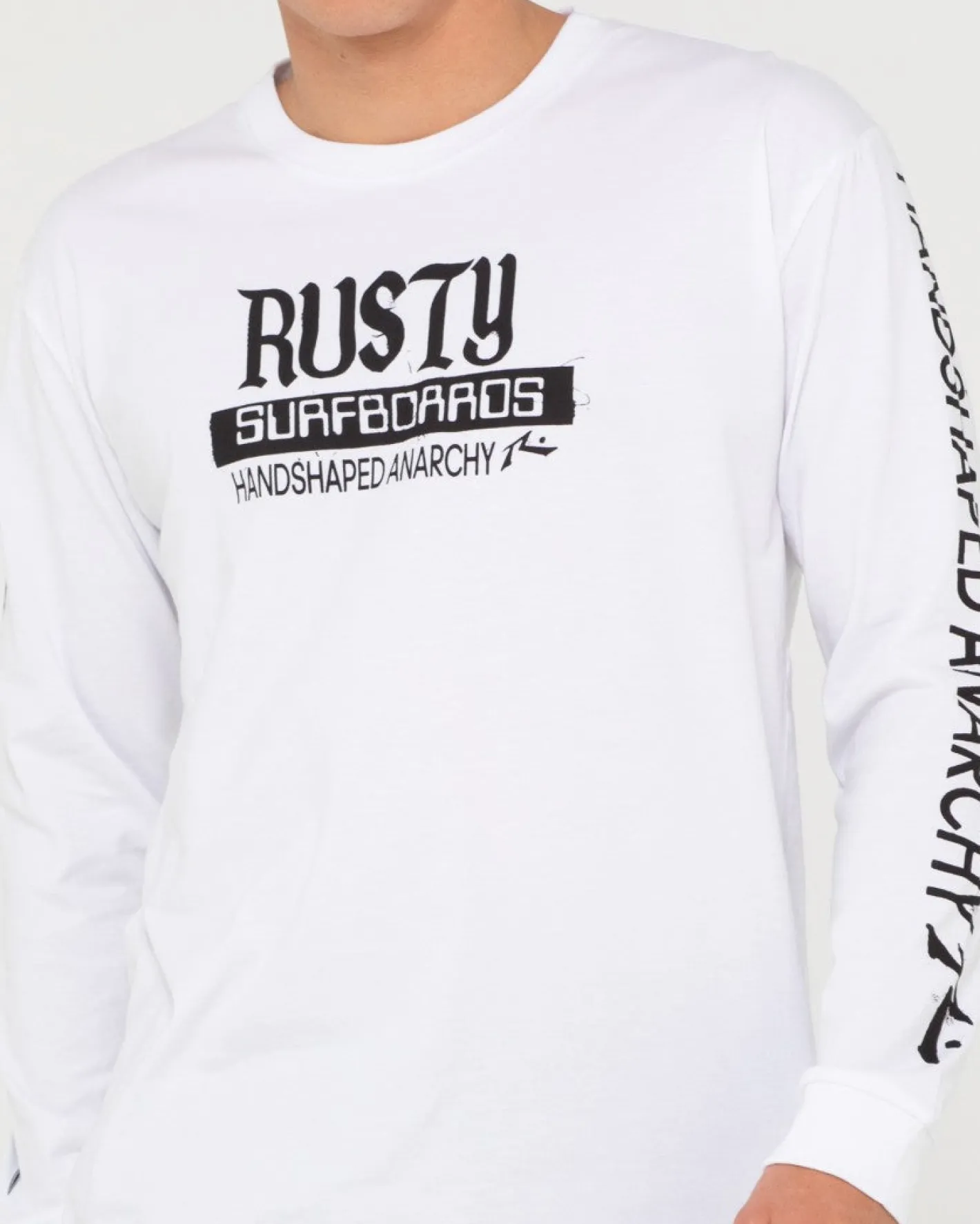 Shop Flaming Anarchy Long Sleeve Tee Boys Kids Tops