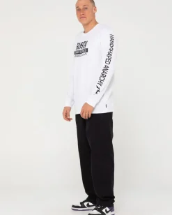 Shop Flaming Anarchy Long Sleeve Tee Boys Kids Tops