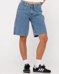 Fashion Flip Mommy Low Rise Baggy Jort Womens Jorts