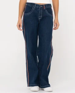 Best Flip Mommy Low Rise Baggy Jean Womens Denim