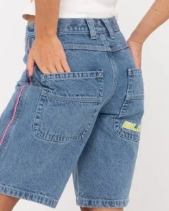 Fashion Flip Mommy Low Rise Baggy Jort Womens Jorts