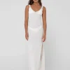 Best Sale Florence V Neck Knit Slip Maxi Dress Womens Overswim